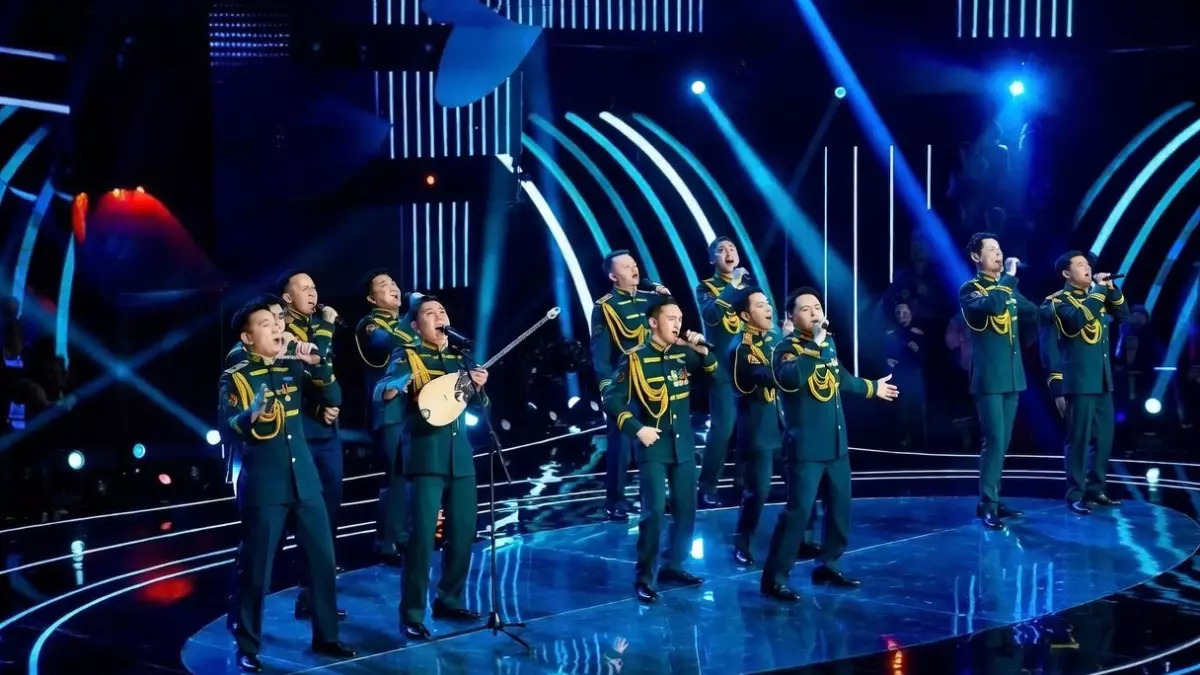 Домбра и рок: мужской хор Нацгвардии Казахстана стал сенсацией телепроекта в России