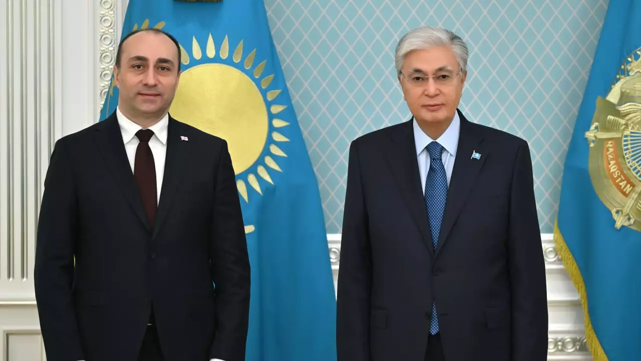 Мемлекет басшысы Грузияның Ішкі істер министрі Гела Геладзені қабылдады