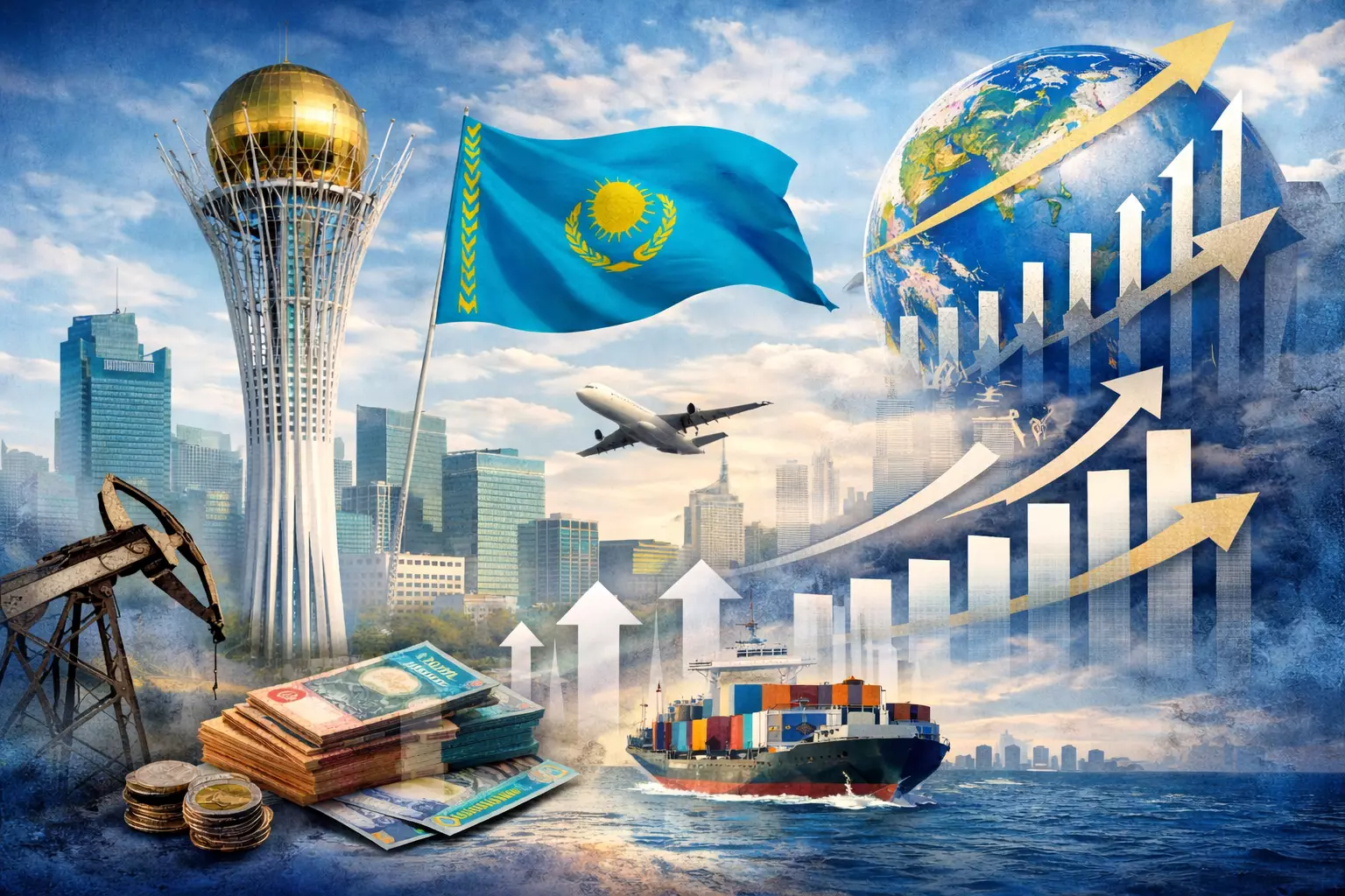 Казахстан вошел в число стран, формирующих рост мировой экономики