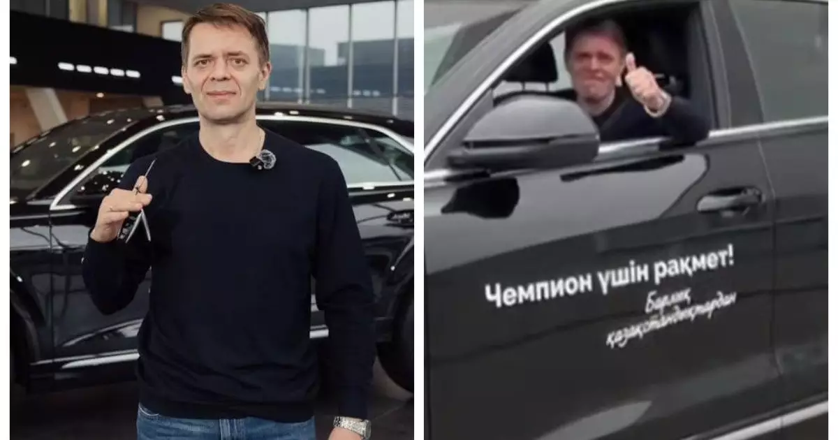  «Көзіне жас алды»: Белгілі кәсіпкер Михаил Шайдоровтың әкесіне көлік сыйлады (ВИДЕО) 