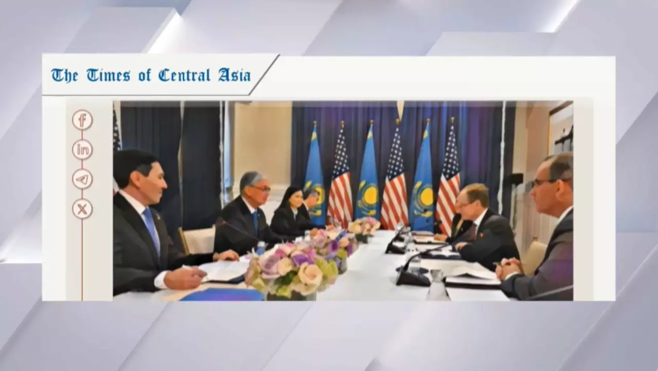 The Times Of Central Asia: Қ. Тоқаевтың АҚШ-қа сапары Қазақстан экономикасына серпін береді