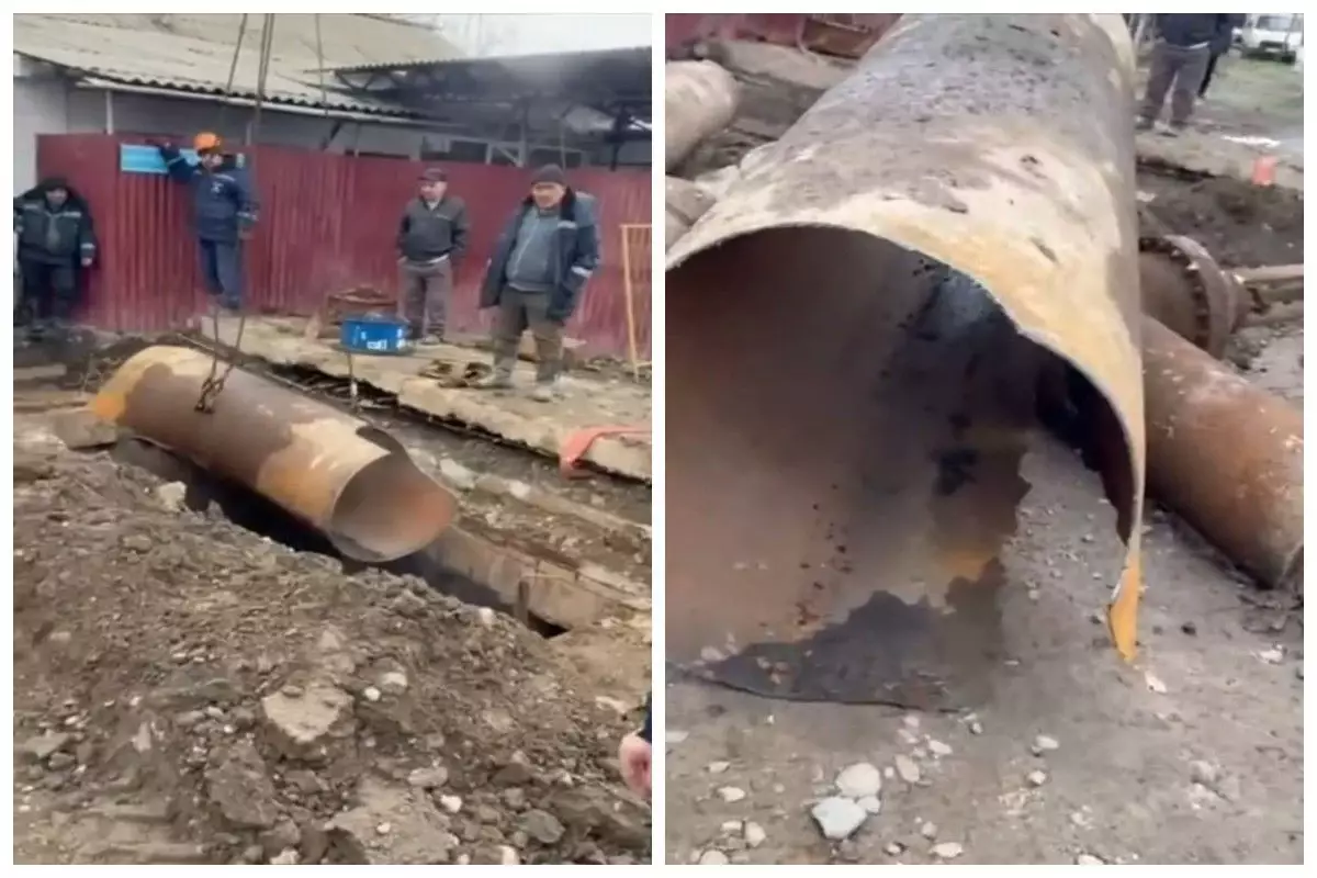 Алматыда апат салдарынан үйлерді қайнаған су басып, 4 адам күйік алды