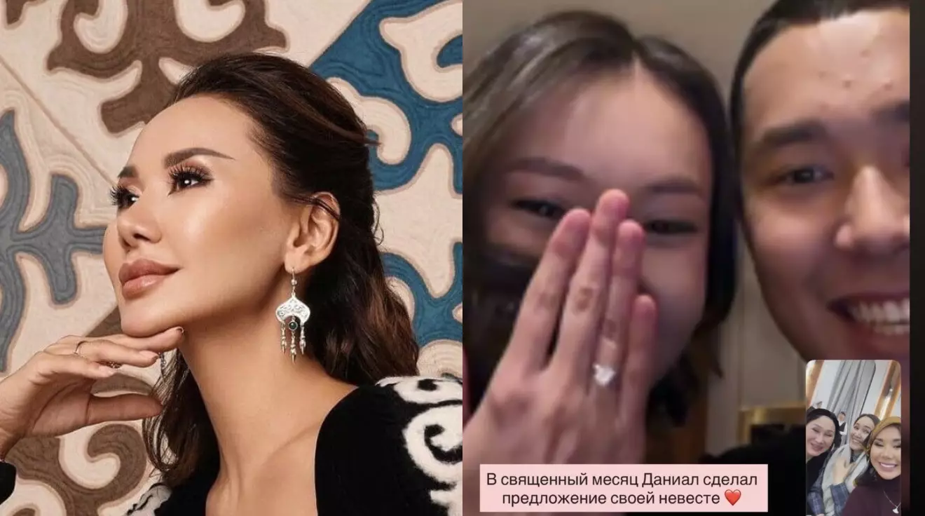 «Жақында үйленеді»: Динара Сәтжанның ұлы сүйіктісіне сөз салды