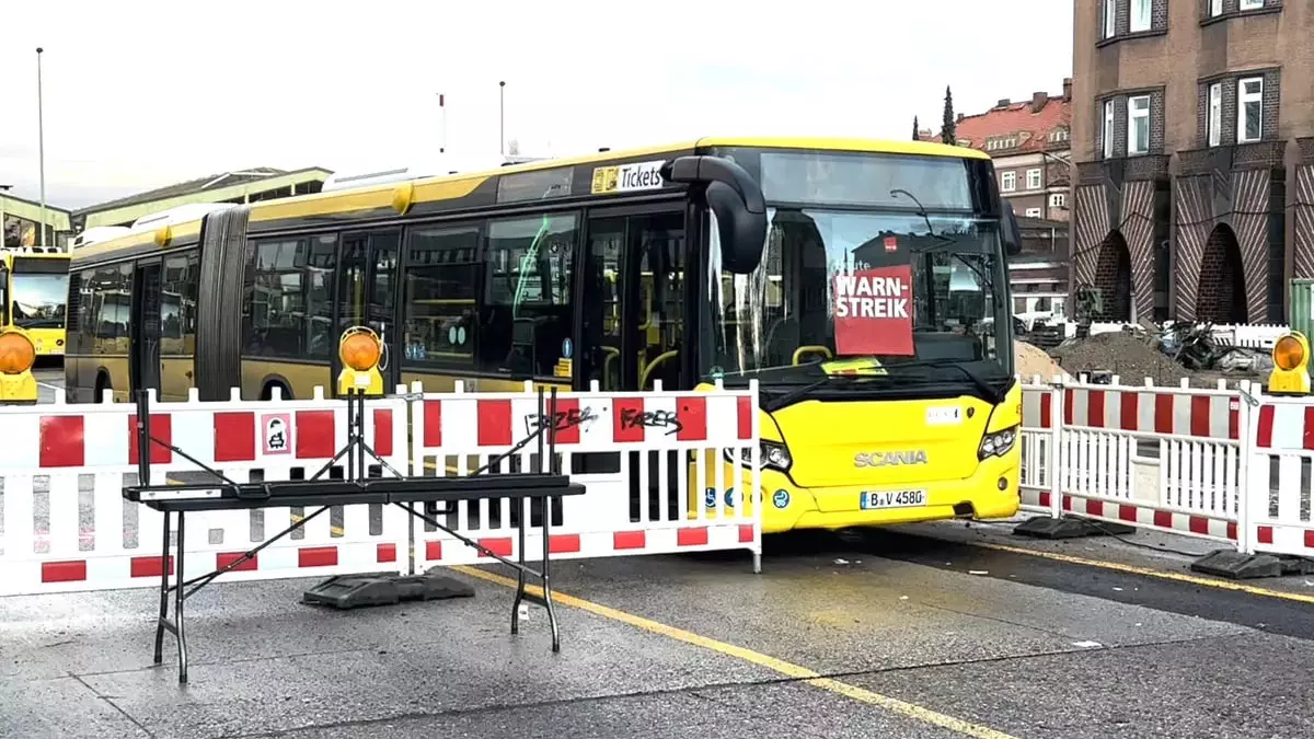 В Германии работники общественного транспорта проведут двухдневные забастовки