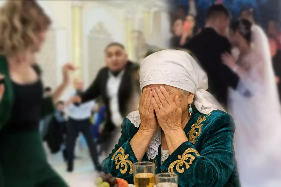 "Іш киімін шешіп, жерге жатып билейді": Қазақ тойының неге шырқы кетті