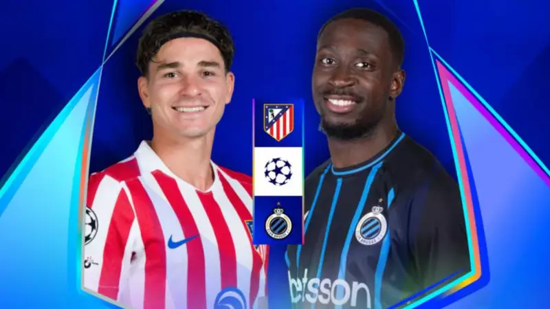 Атлетико — Брюгге тікелей эфир