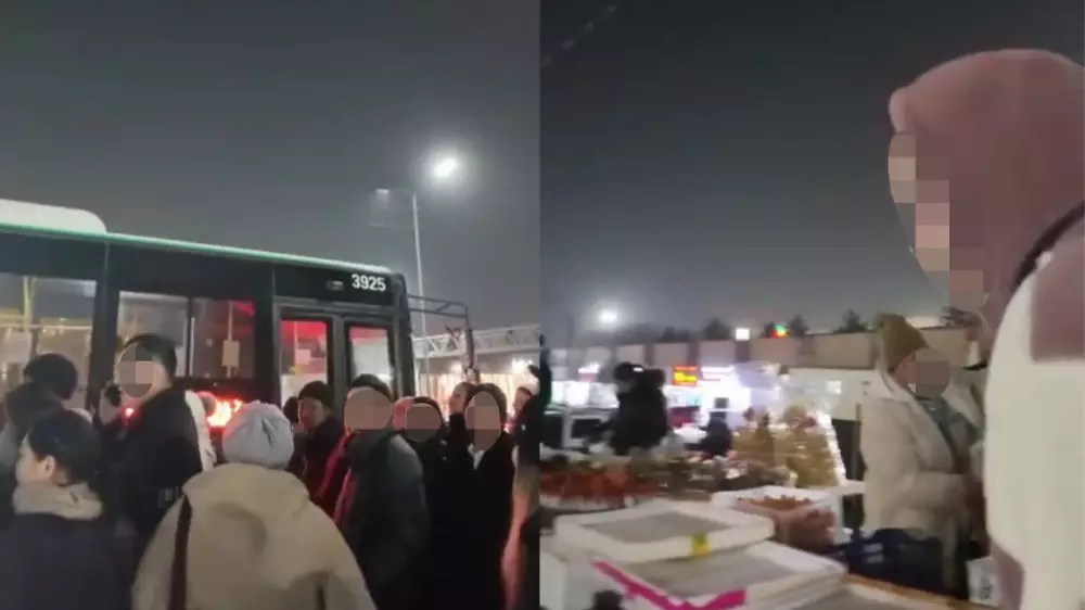 Остановка “Бардак“: стихийная торговля возле “Алтын Орды“ возмутила казахстанцев