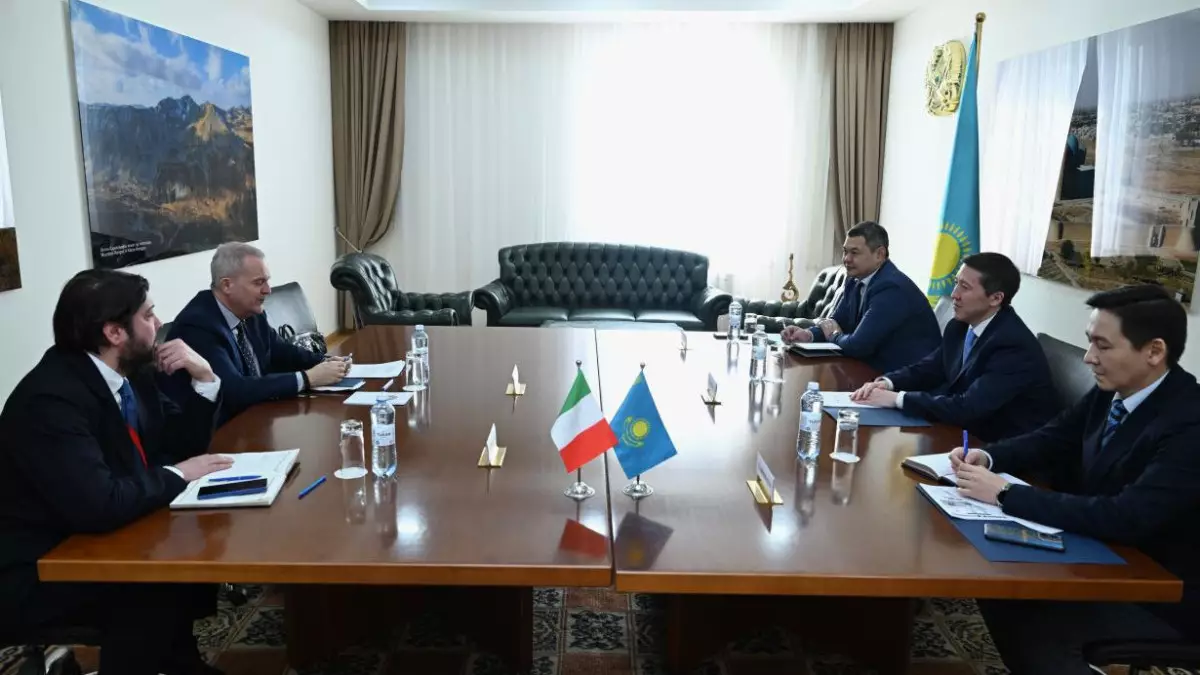 Қазақстан мен Италия арасындағы сауда көлемі 17 млрд долларға жетті
