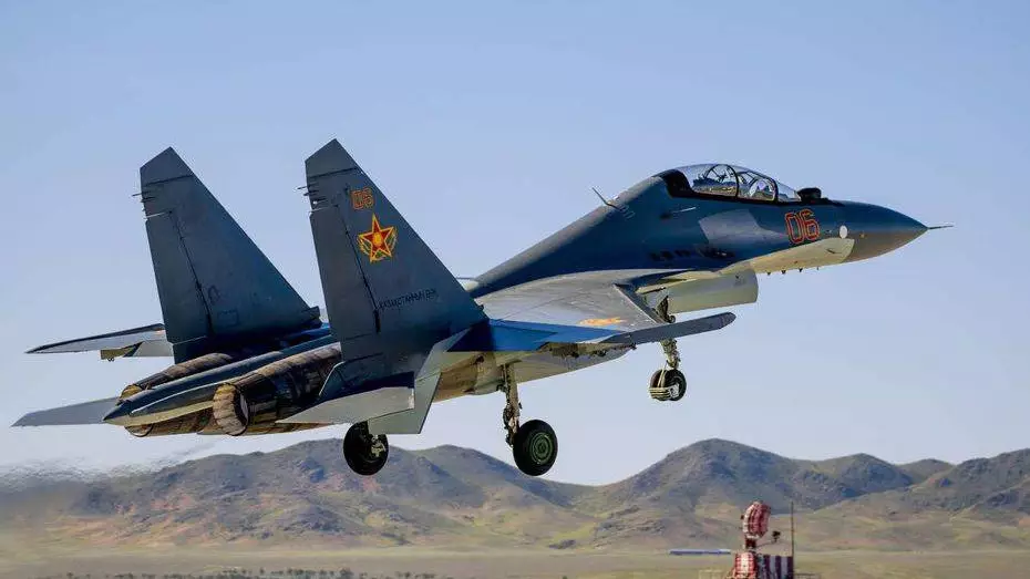 Истребитель Су-30СМ разбился в Карагандинской области