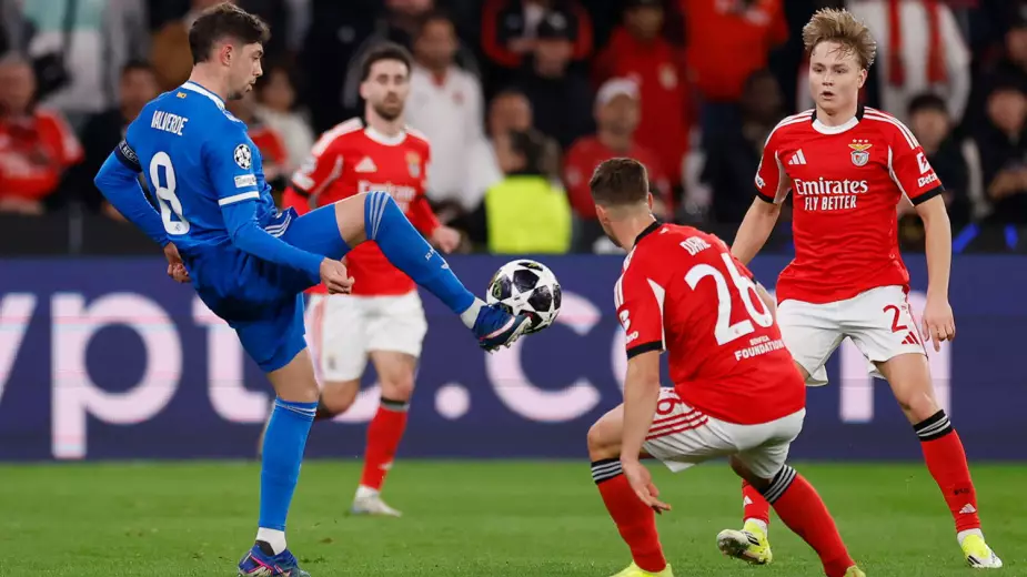 Прямая трансляция ответного матча "Реал" - "Бенфика" в Лиге чемпионов