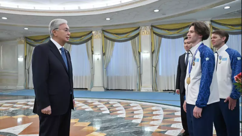 Ел президенті Милан Олимпиадасының чемпионы Михаил Шайдоровты марапаттады