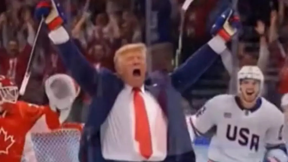 Трамп громит сборную Канады по хоккею: видео завирусилось в соцсети