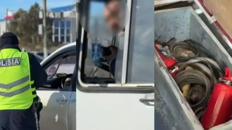 Ақтөбе облысында жалған нөмірмен жолаушы тасымалдаған автобус анықталды