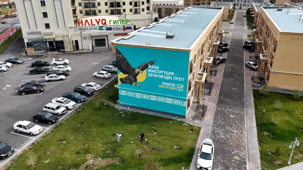 Түркістанда Конституциялық реформаны қолдауға арналған ерекше мурал ашылды