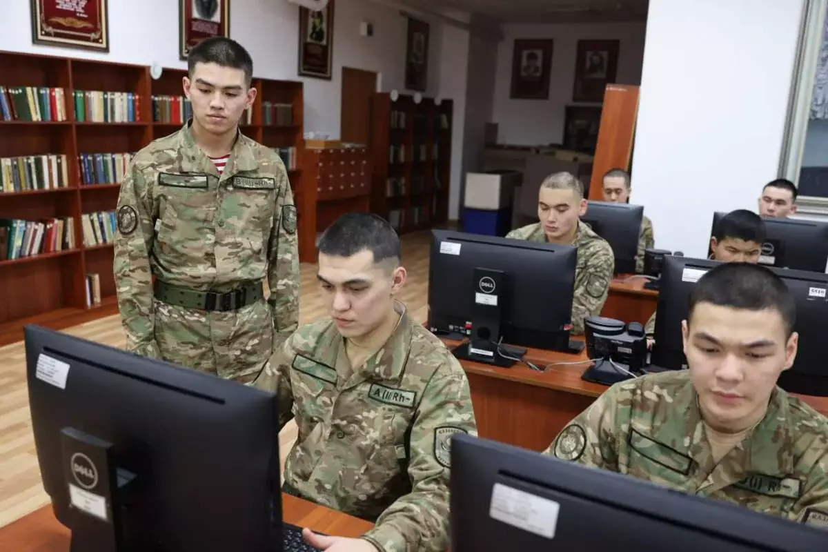 Ұлттық ұлан сарбазы әскери қызметшілерге арналған цифрлық портал әзірледі