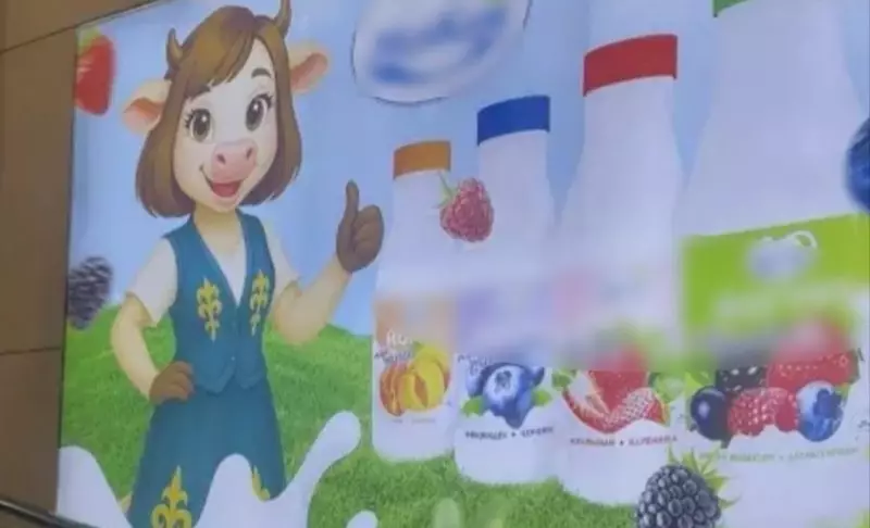 Корова в национальной одежде казахов: скандал с рекламой разгорелся в Павлодаре