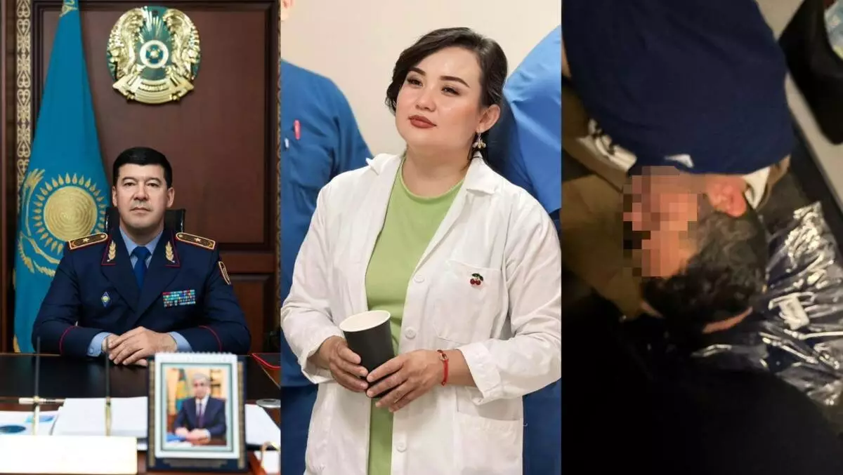 «Көмектесу парызымыз»: Ақтаулық полицей мен дәрігер ұшақта шетел азаматын аман алып қалды