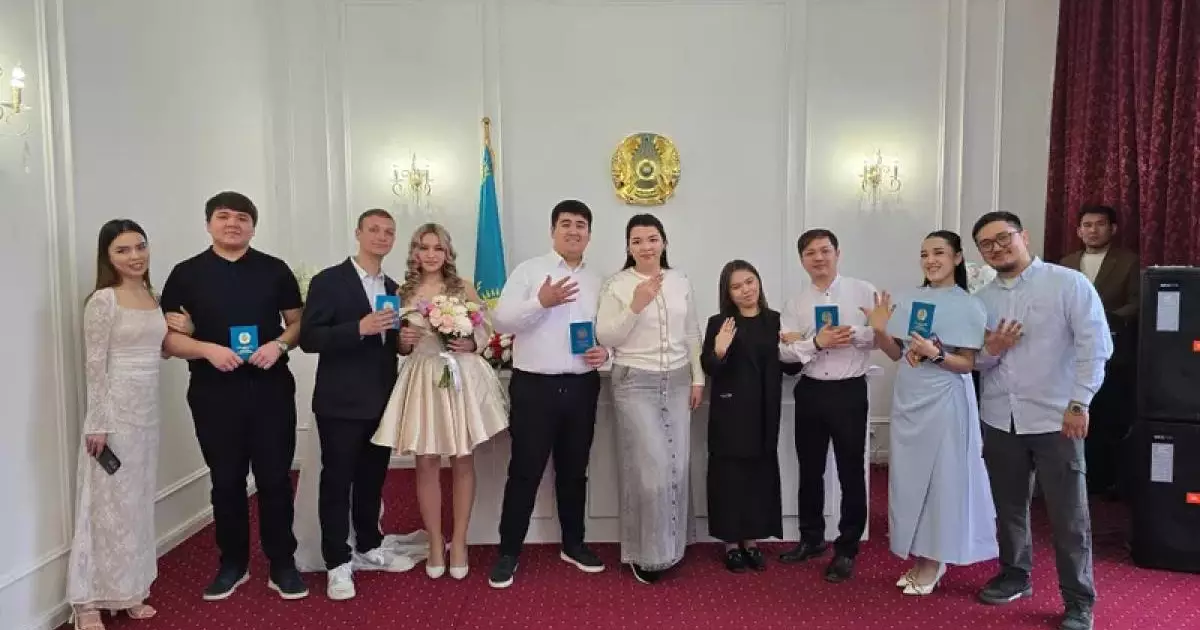  Свадебный бум из-за красивой `зеркальной` даты произошел в Шымкенте 