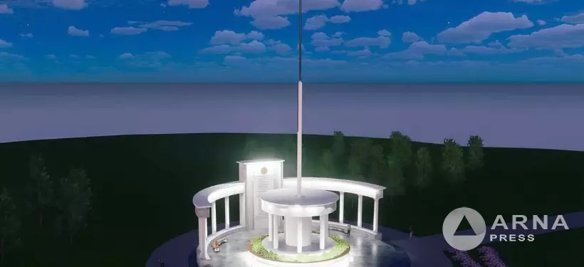 Семейдегі Бейбітшілік аралындағы жаңа нысан: Рәміздер алаңының құрылысы басталды