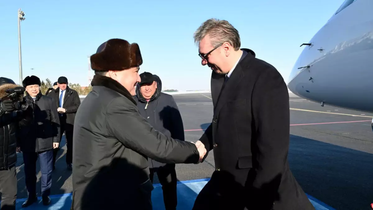 Астанаға Сербия Президенті Александр Вучич ресми сапармен келді