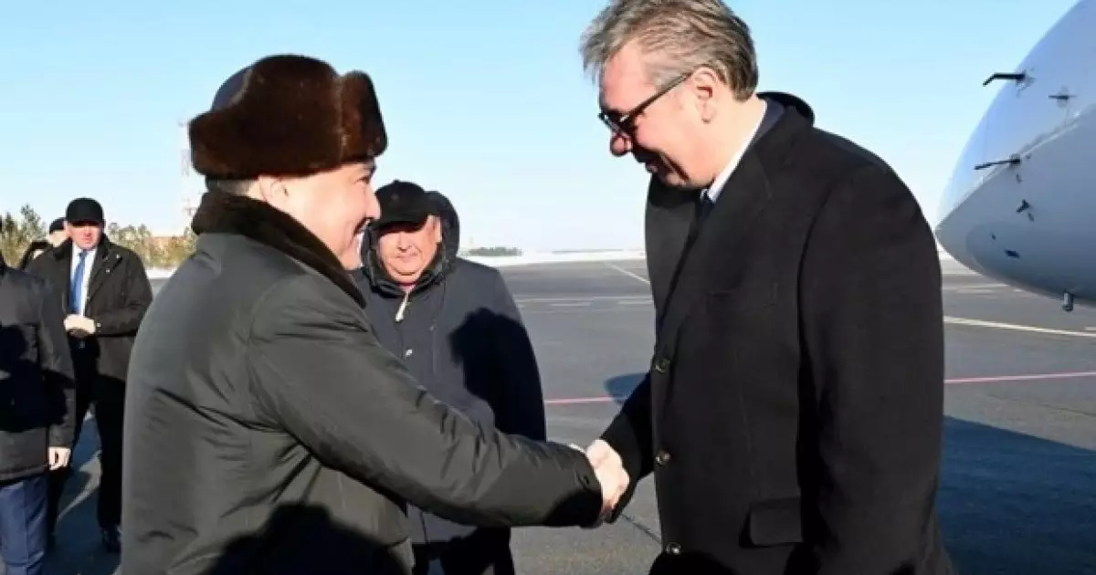  Сербия Президенті Александр Вучич Астанаға ресми сапармен келді 