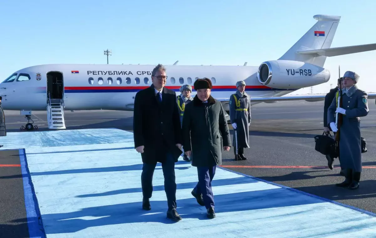 Сербия президенті Александр Вучич Астанаға ресми сапармен келді