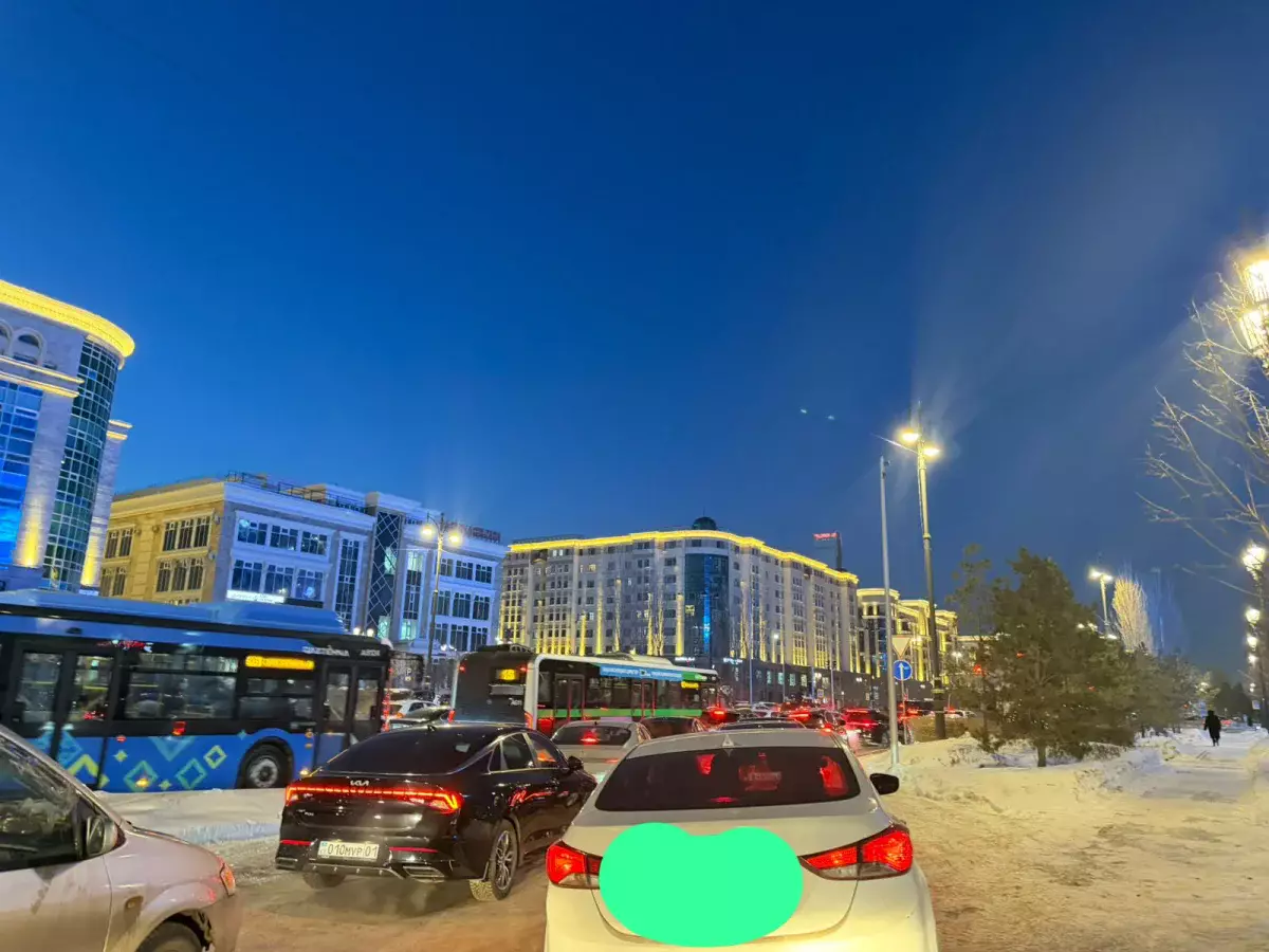 Астана утонула в пробках вечером 26 февраля