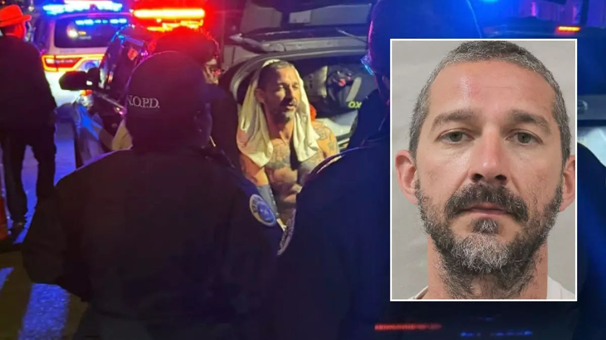 Шайа ЛаБаф сбежал из здания суда после внесения залога в 100 тысяч долларов по делу о нападении во время Марди Гра в Новом Орлеане.