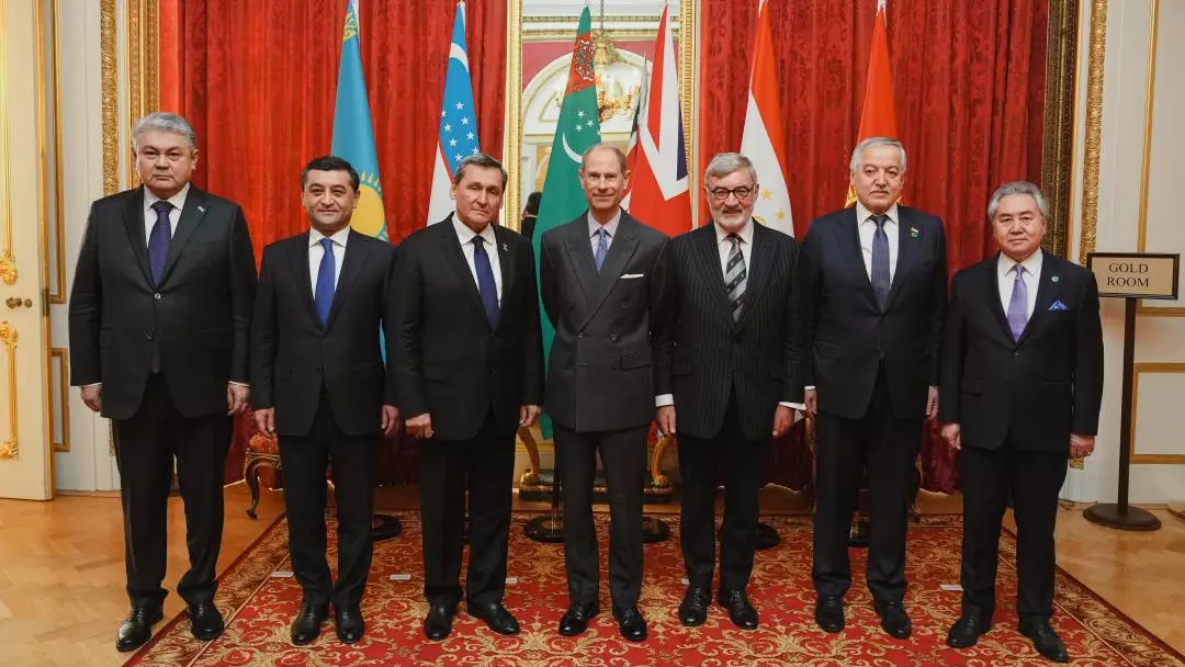 Принц Эдвард обсудил с главами МИД Центральной Азии сотрудничество с Великобританией