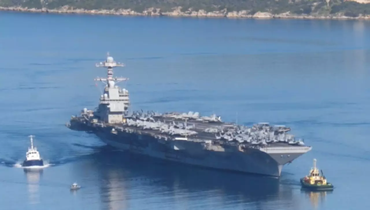 Американский авианосец направляется к берегам Израиля