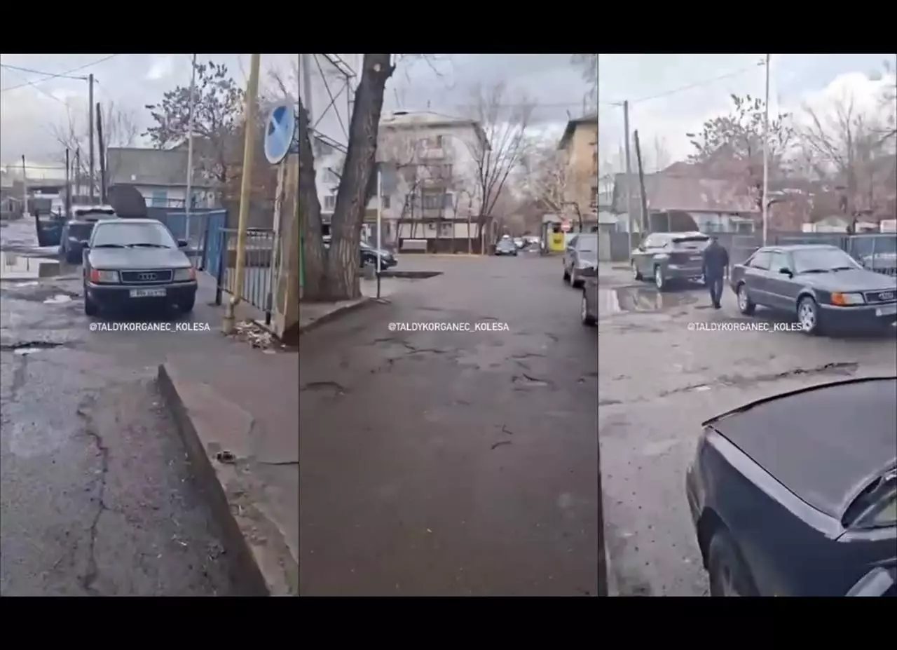 Талдықорған орталығында халық шұрық-тесік жолдан көз ашпай отыр