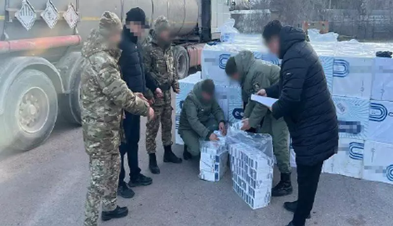 Тайник в цистерне: КНБ предотвратил крупную контрабанду сигарет