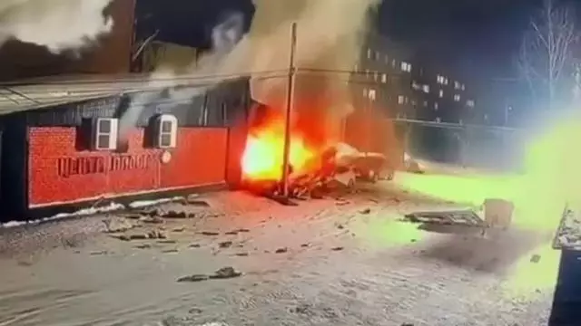 Щучинскіде кафе жарылысы мен өрт: Куәгерлер видеосы тарады