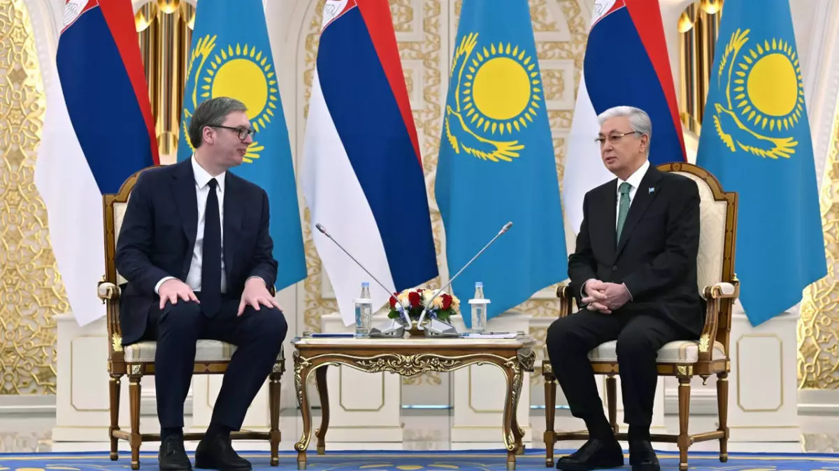 Токаев и Вучич договорились о стратегическом сближении Казахстана и Сербии