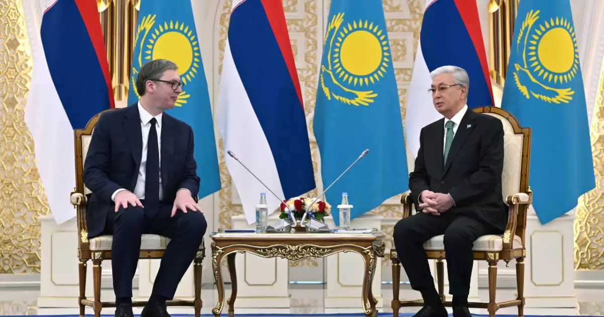   Қазақстан мен Сербия президенттері шағын құрамда келіссөз өткізді   