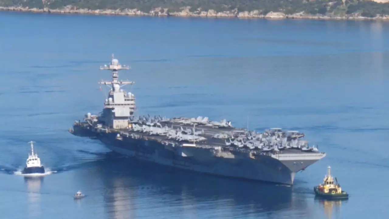 АҚШ-тың ірі әскери кемесі Израильге жақындады