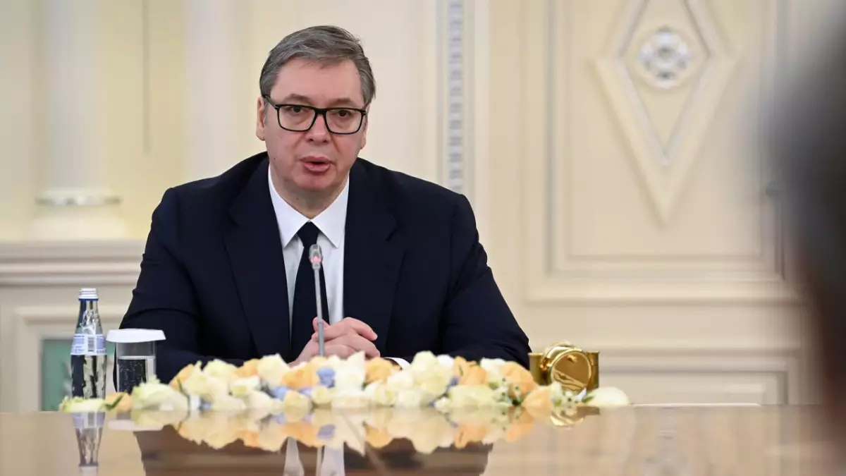 Александр Вучич поблагодарил Казахстан за теплый прием