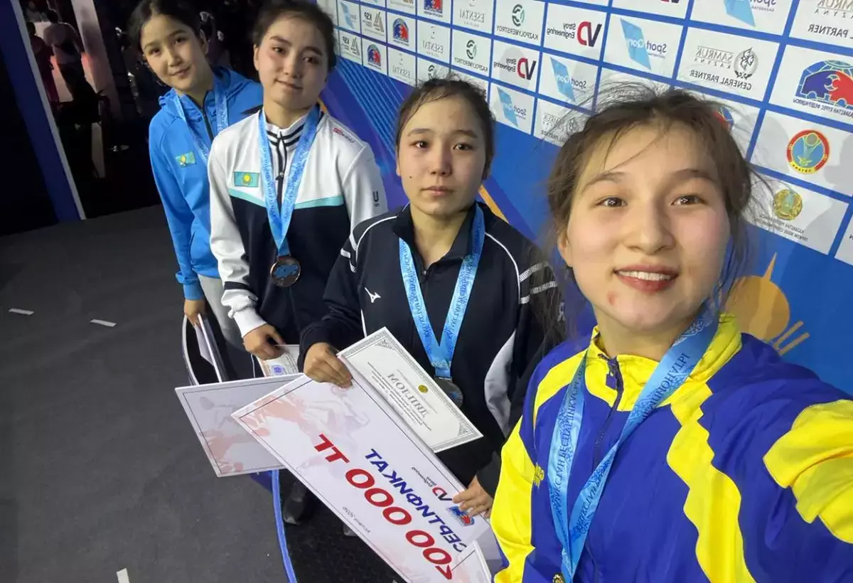 Спортсменки из Мангистау вошли в тройку победителей чемпионата Казахстана по женской борьбе - новости на Lada.kz 27.02.2026