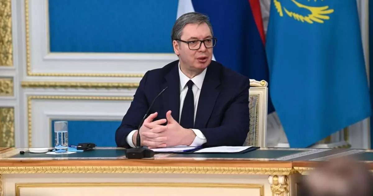  Александр Вучич Қазақстанның даму үлгісін жоғары бағалады 