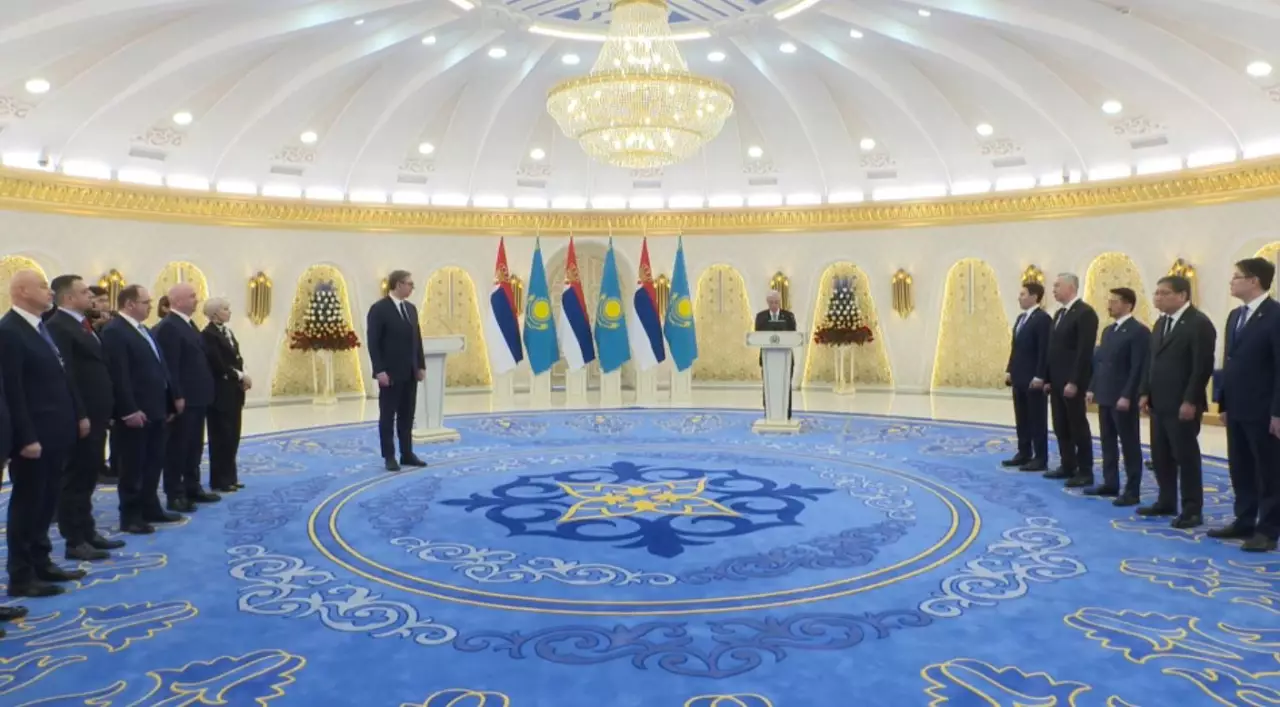 Мемлекет басшысы Сербия президентін марапаттады