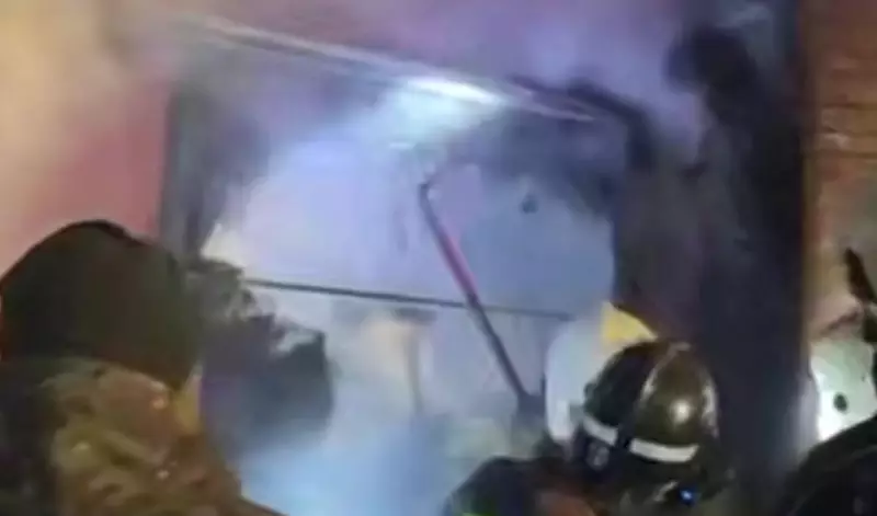 В Астане возник крупный пожар