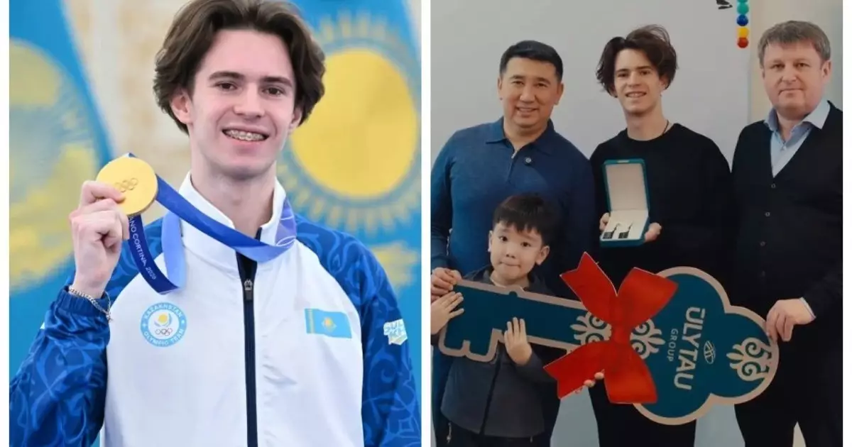  Олимпиада чемпионы Михаил Шайдоровқа Астанадан екінші пәтер сыйға тартылды (ВИДЕО) 