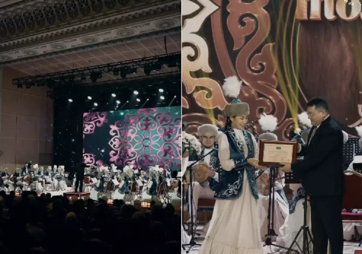 Алматыда Жамбыл Жабаевтың 180 жылдығына арналған концерт өтті