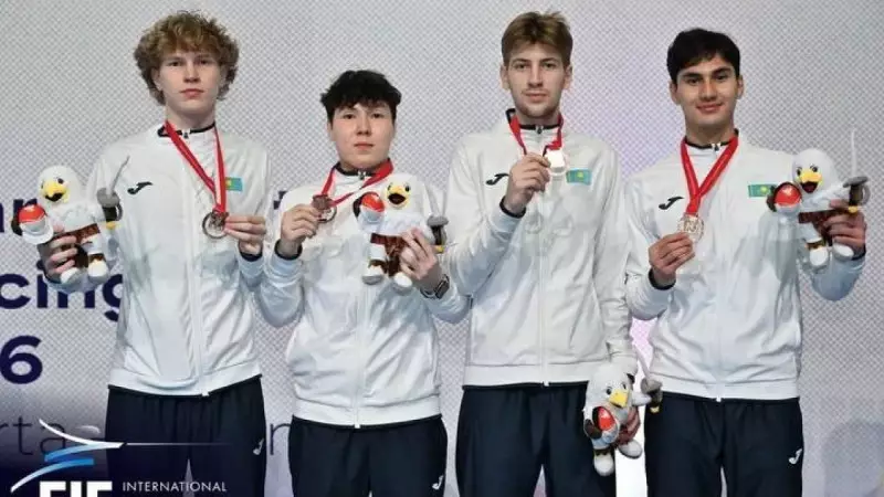 Қазақстандық шпажшылар Азия чемпионатында қола медаль жеңіп алды