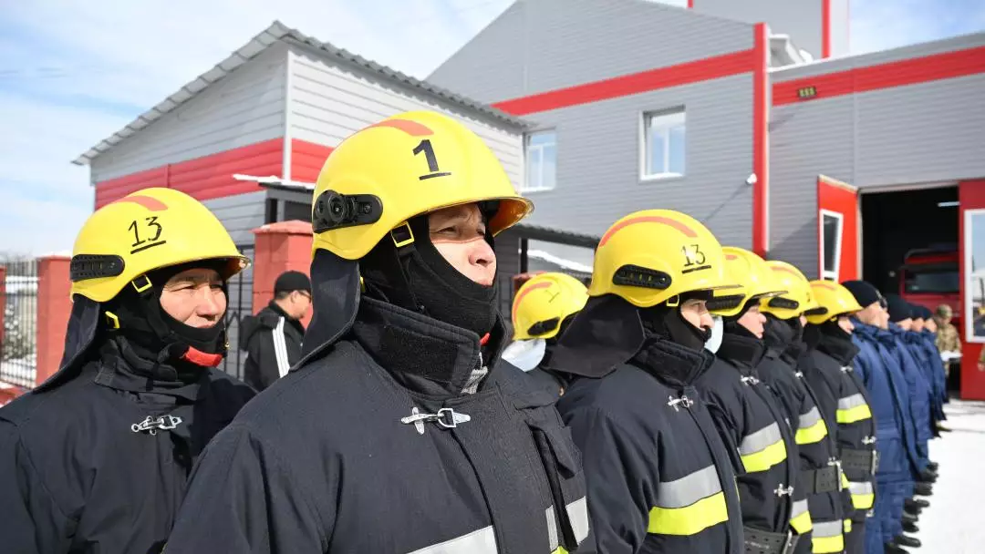 В области Жетысу открыли сразу три пожарные части