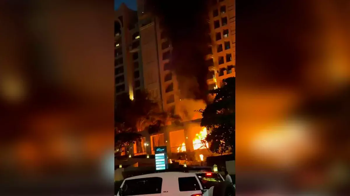 Иран зымыраны Дубайдағы 5 жұлдызды қонақүй маңына құлады (ВИДЕО)