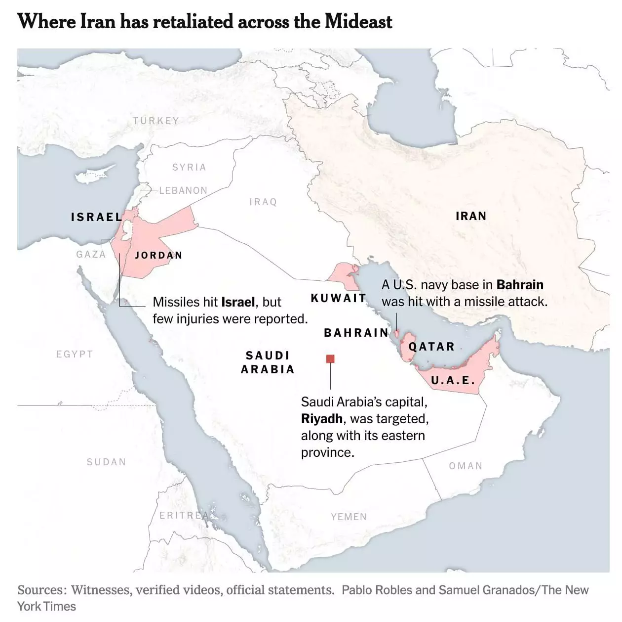 АҚШ пен Израиль соққысынан Иранда 200-ден астам адам қаза тапты