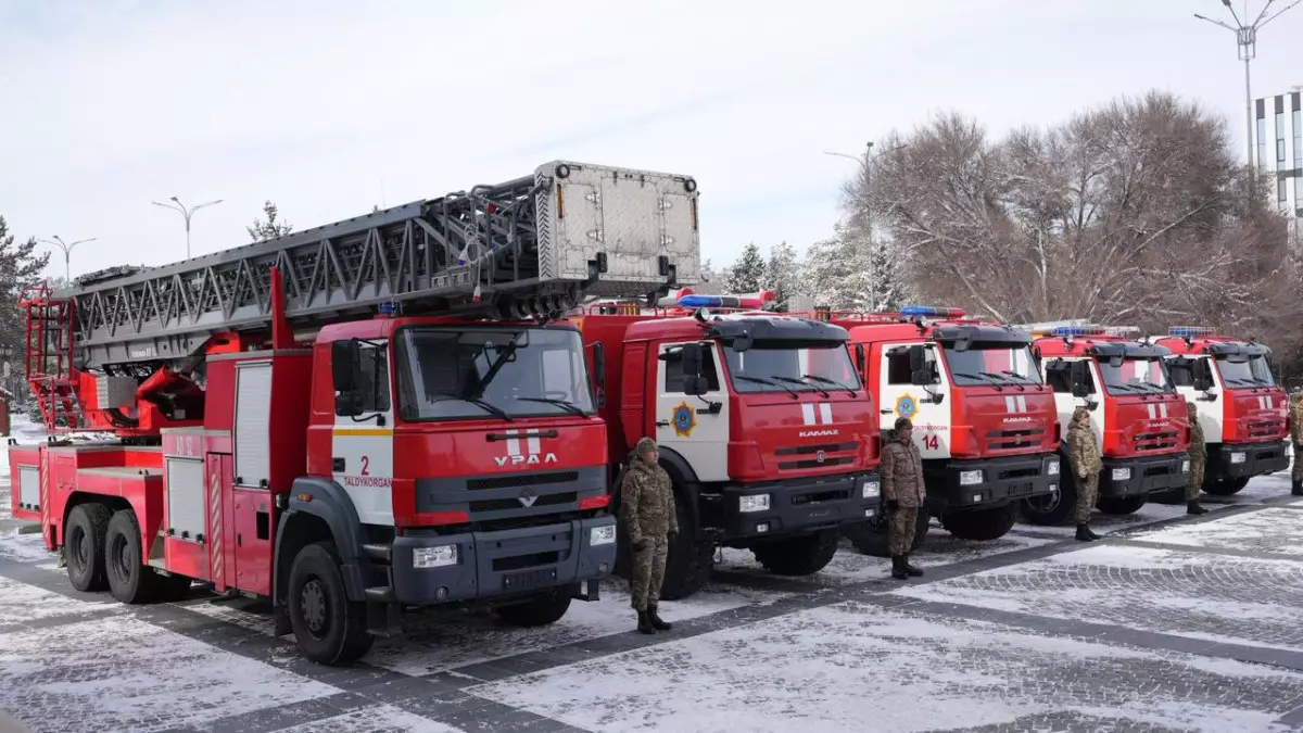 Спасатели области Жетысу получили современную технику