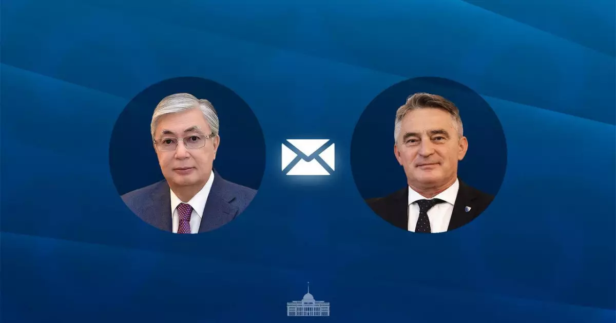   Мемлекет басшысы Босния және Герцеговинаның Төралқа Төрағасын құттықтады   