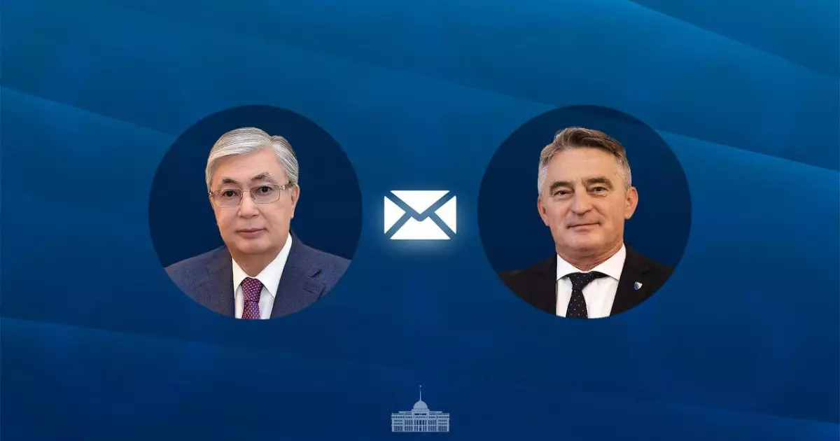  Мемлекет басшысы Босния және Герцеговинаның Төралқа Төрағасын құттықтады 